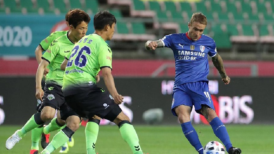 SOI KÈO SUWON VS JEONBUK MOTORS, 17H30 NGÀY 10/05/2023